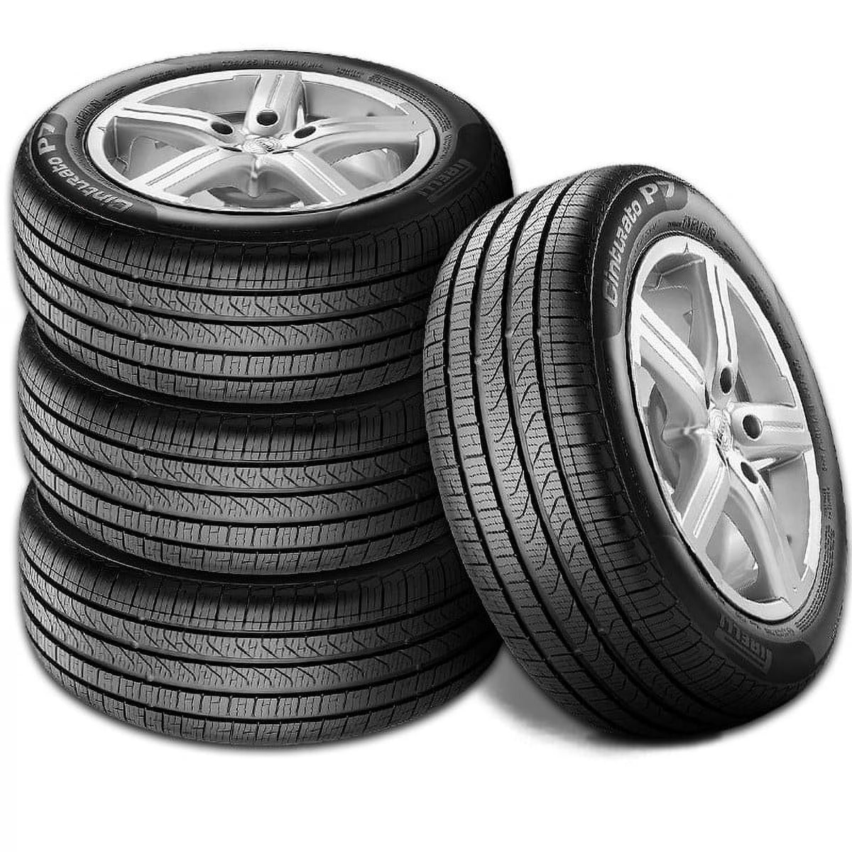 Set of 4 Pirelli Cinturato P7 All-Season 225/45R17 91V Run Flat Performance Tires P2462400 / 225/45/17 / 2254517